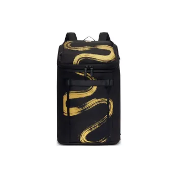 TUMI Nylon Backpack Unisex Black Gold