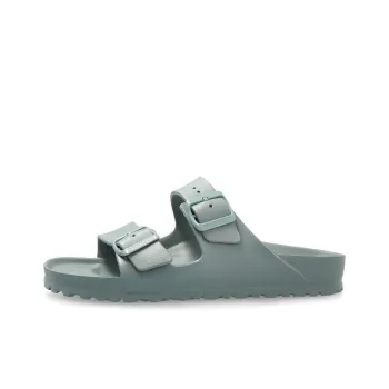 Birkenstock Rubber Sole Slip Resistant Abrasion Resistant Slide Slippers Women's Green
