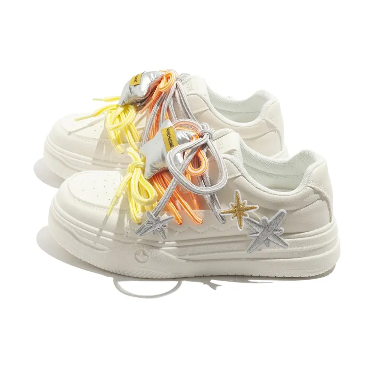 MEAKKEA Non-slip Lightweight Low-Top Skateboard Shoes Women's-15