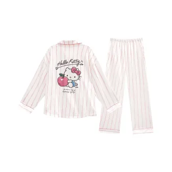 GUKOO x Hello Kitty Pajama Set Women's Peach Pink