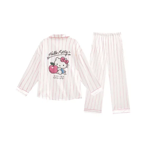 GUKOO x Hello Kitty Pajama Set Women's Peach Pink