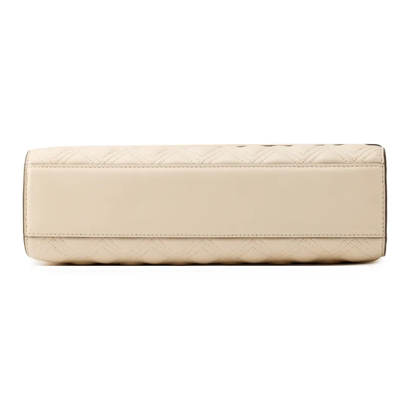 TORY BURCH Fleming Sheepskin Crossbody Bag, Shoulder Bag Women's Cream White-3