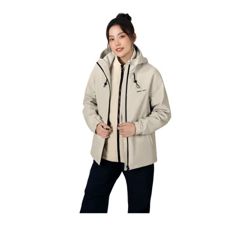 MOLY VIVI Water-Resistant Windproof Wear-Resistant Insulated For Cold Weather Anti-Static Soft Shell Clothing Women's