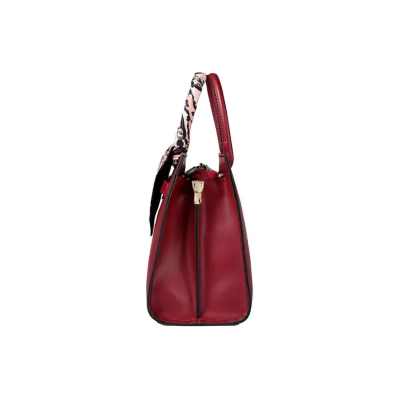 TUCANO Cow Leather One Shoulder Handbag Tubas Women's Burgundy-2