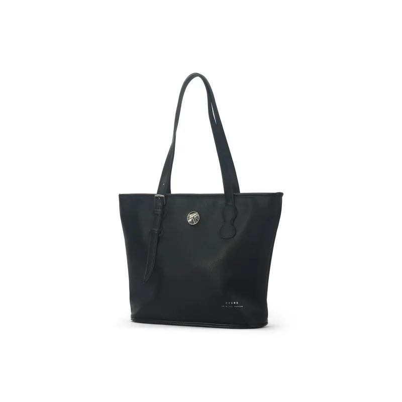 Gudair PU Tote Bag Shoulder Bag Women's Black-1
