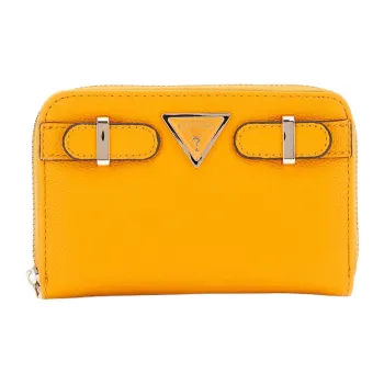 GUESS Polyurethane Wallet Mini Women's Yellow