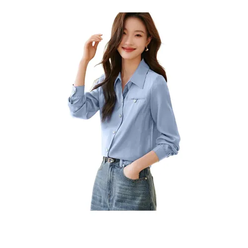 Mo Han Yi Mei Shirt Women's Sea Salt Blue