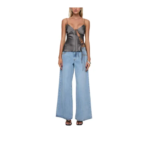 PRINCESS POLLY MARIAH TOP Camisole Women's GREY/Gray