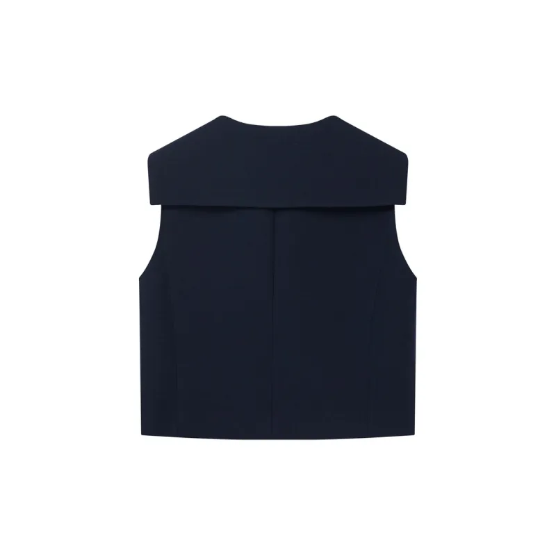 E.land Vests Women's Navy Blue 59Navy-1