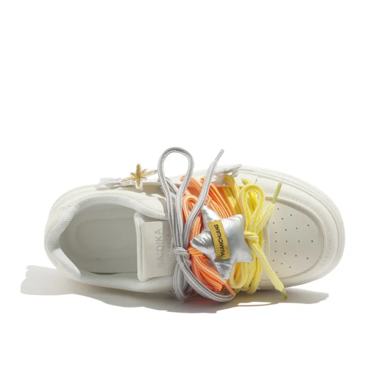 MEAKKEA Non-slip Lightweight Low-Top Skateboard Shoes Women's-16