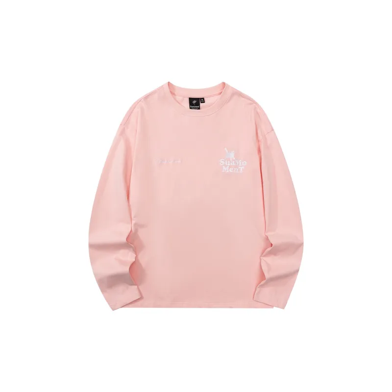 Suamoment T Shirt Spring And Summer Cute Cartoon Casual Loose Fit Long Sleeved T Shirt Unisex-6