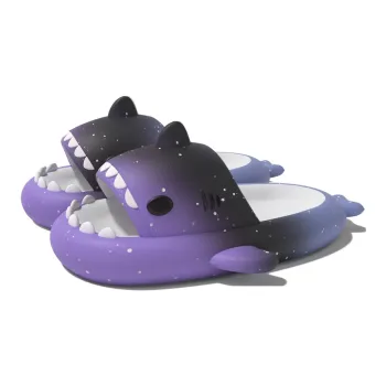 LATE TIME Indoor Home Men's Slippers Couple Purple Black Blue