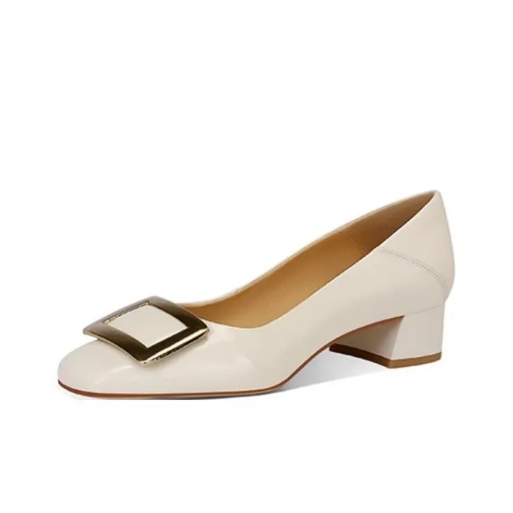 JESSICA SOPHIA Chunky Heel High Heels 3.5cm Women's-7