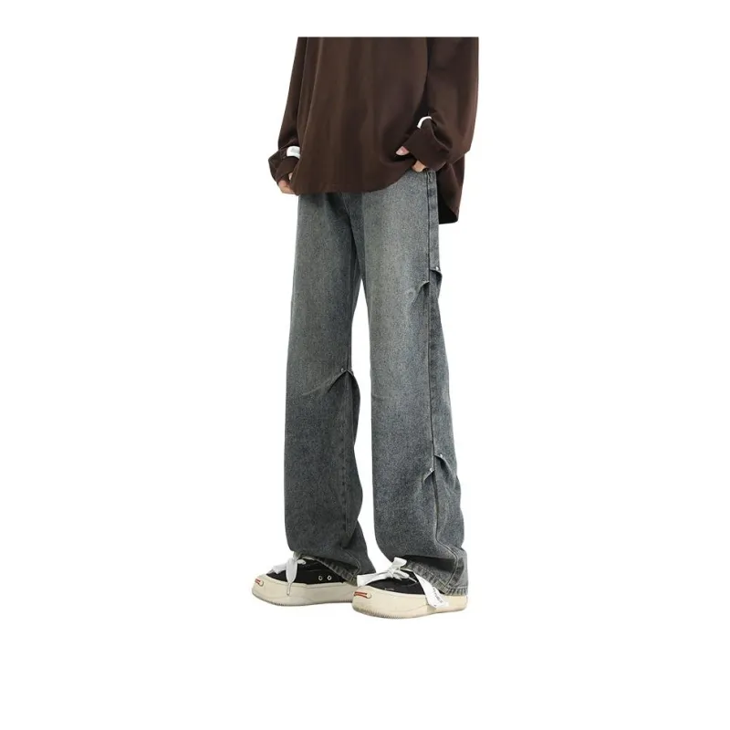PAINT STAIN Jeans Unisex Dark Purple-3