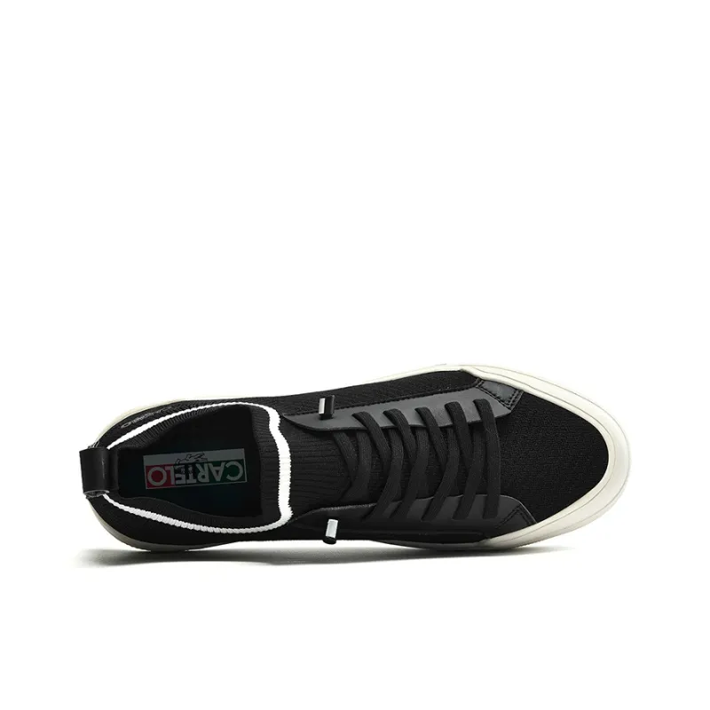 CARTELO Vintage Design Flyknit Shoes Low Top Casual Shoes Men's-22