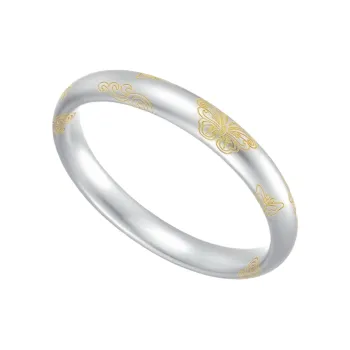 Stone On The Line 999 Fine Silver Bangles Women's