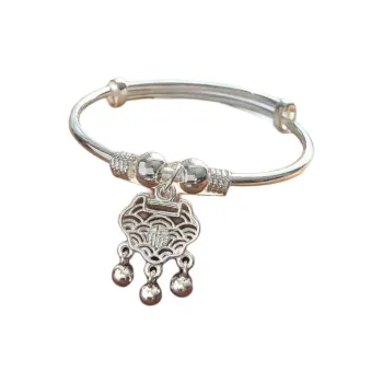 U state 999 Fine Silver Sterling Silver Bracelets Kids'