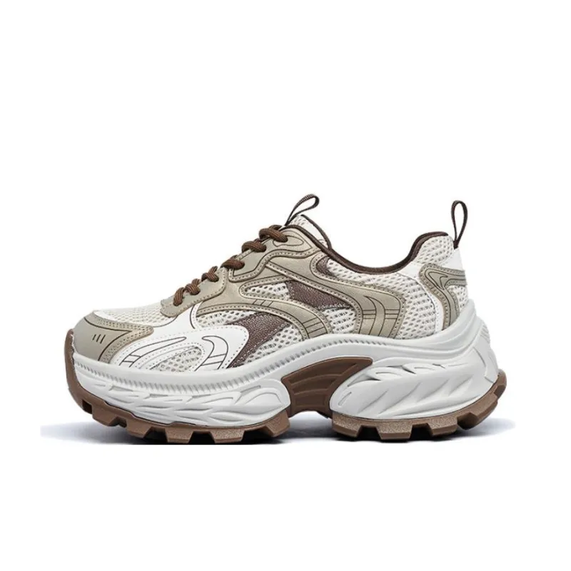 AGSDON Height Increasing Low-Top Chunky Sneakers Women's-7