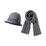 Gray-Winter Thermal Two-Piece Set