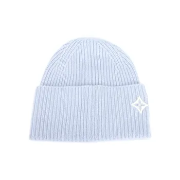 LOUIS VUITTON Sheep Wool Beanies Women's Sky Blue