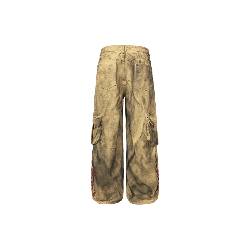 VINMUK Jeans Unisex Earth Yellow-1