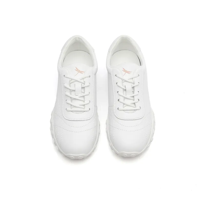 RED DRAGONFLY Casual Athletic Shoes Abrasion Resistant Low Top Small White Shoes Flat Travel Shoes Women's-2