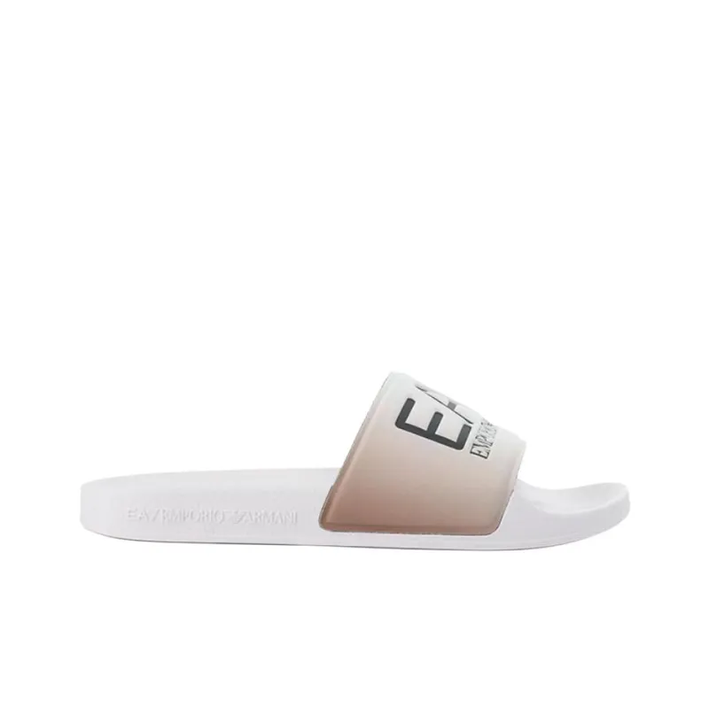 EMPORIO ARMANI EA7 Slide Slippers Women's White-1