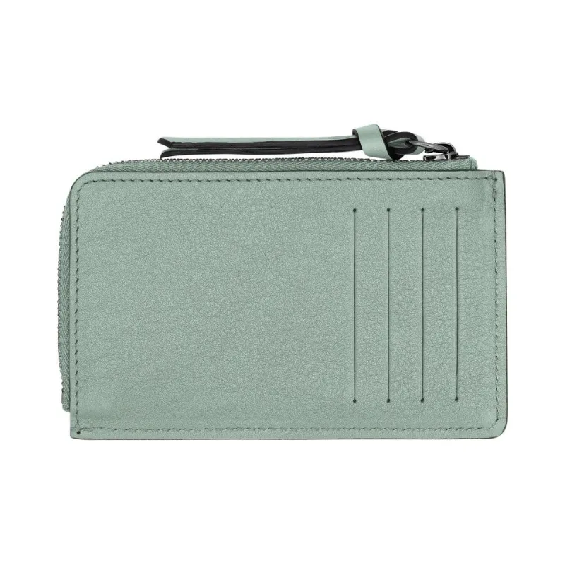 LONGCHAMP 3D Calfskin Card Holder Women's Light Blue-1