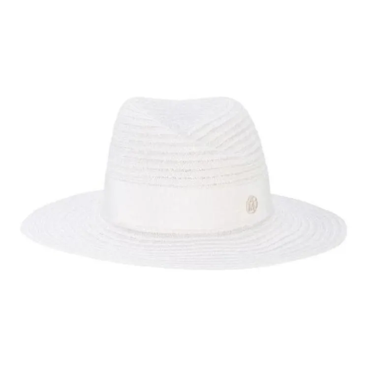 Maison Michel Logo Plaque Virginie Hat-1