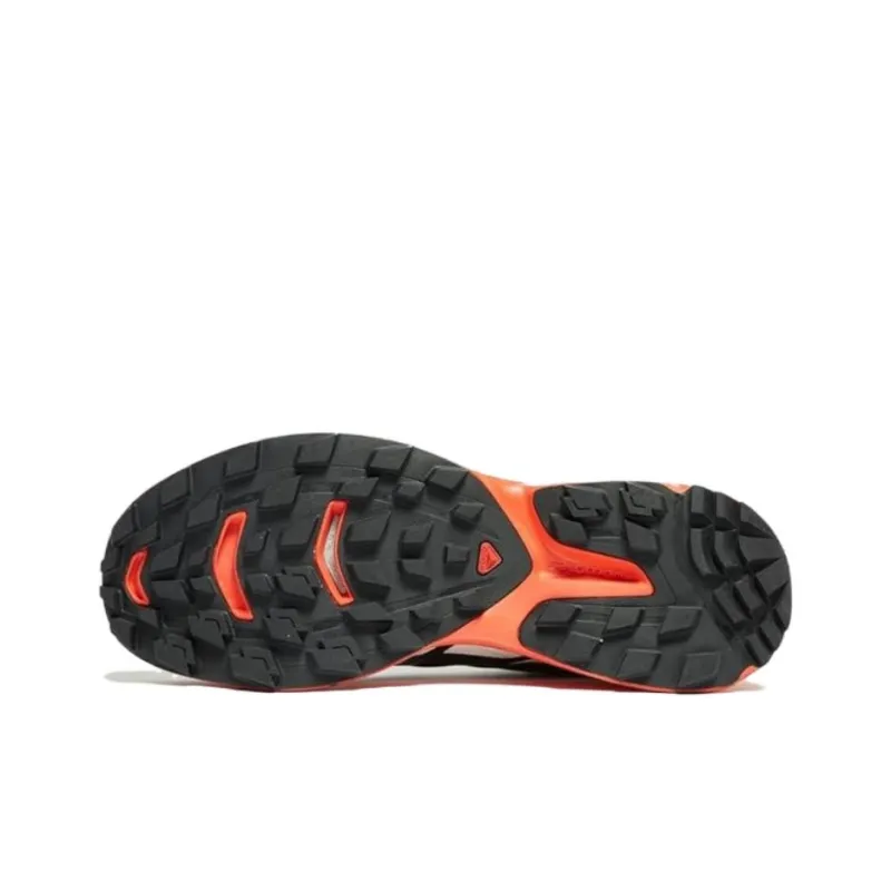 SALOMON S LAB Anti Slip Wear Resistant Low Top Hiking Shoes Unisex Black Orange-3
