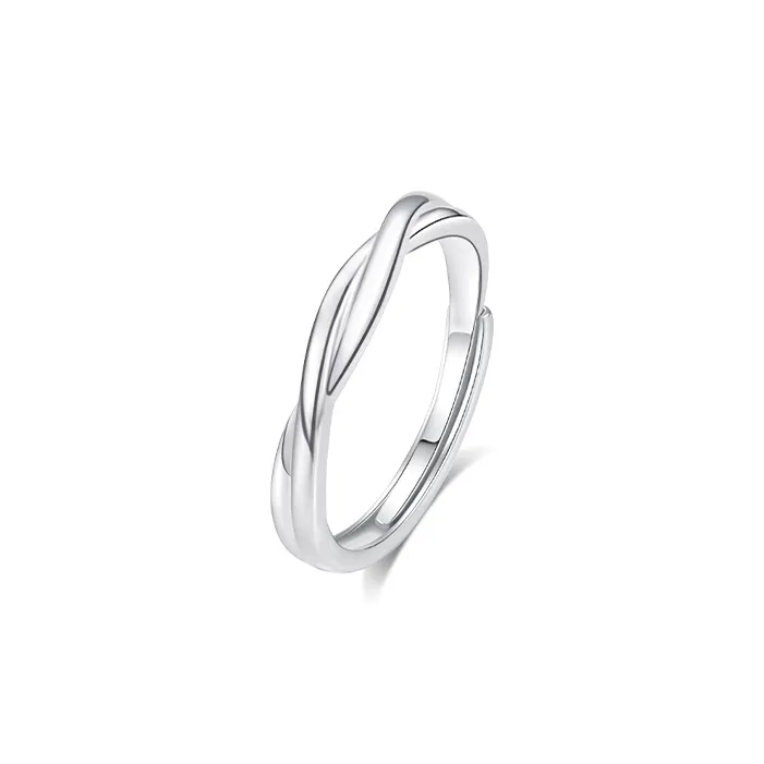 ZHIAIYONGHENG 999 Fine Silver Rings Unisex-6