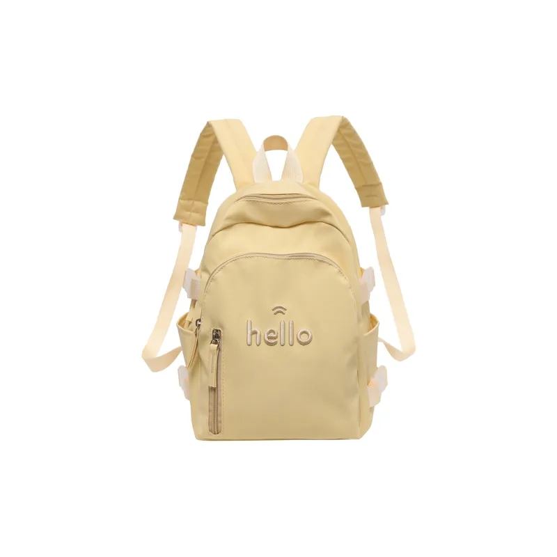 GOBLIN SHARKS 1759 Nylon Backpack Small Size Unisex White/Black/Blue/Green/Yellow-18