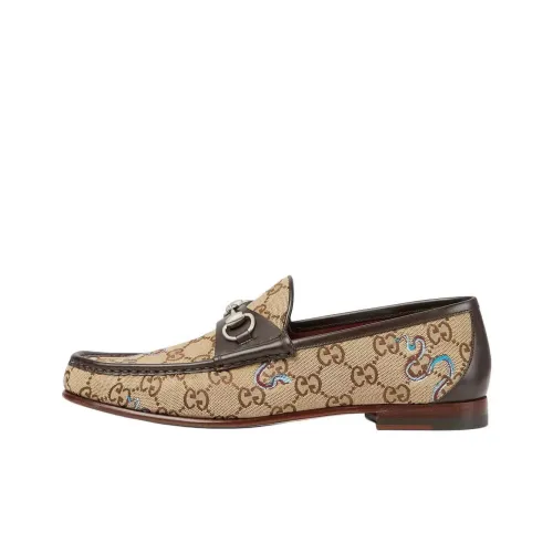 GUCCI Horsebit 1953 Loafers Men's Brown