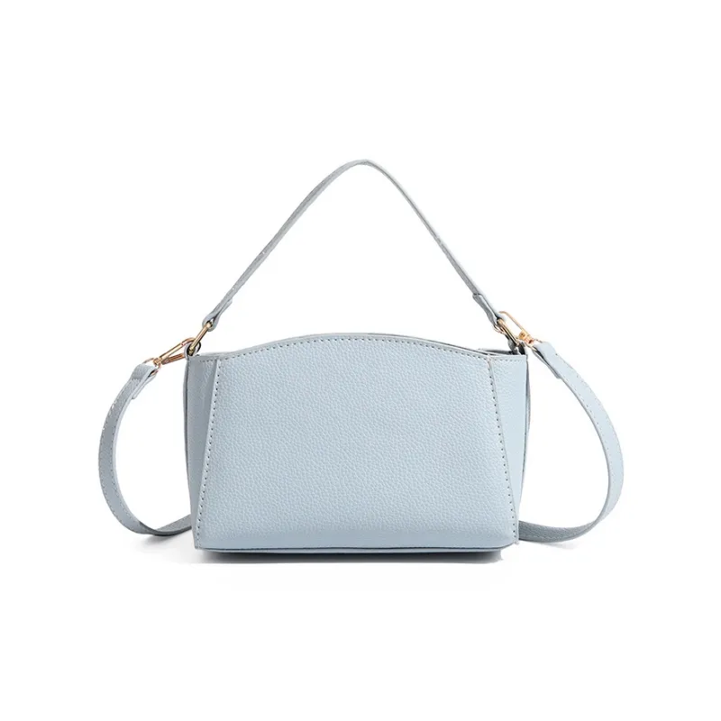 SEPTWOLVES PU Handbag Small Size Women's White/Black/Khaki/Blue/Brown-6