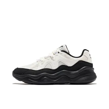 Erke Anti Slip Wear Resistant Low Top Casual Shoes Women's White Black
