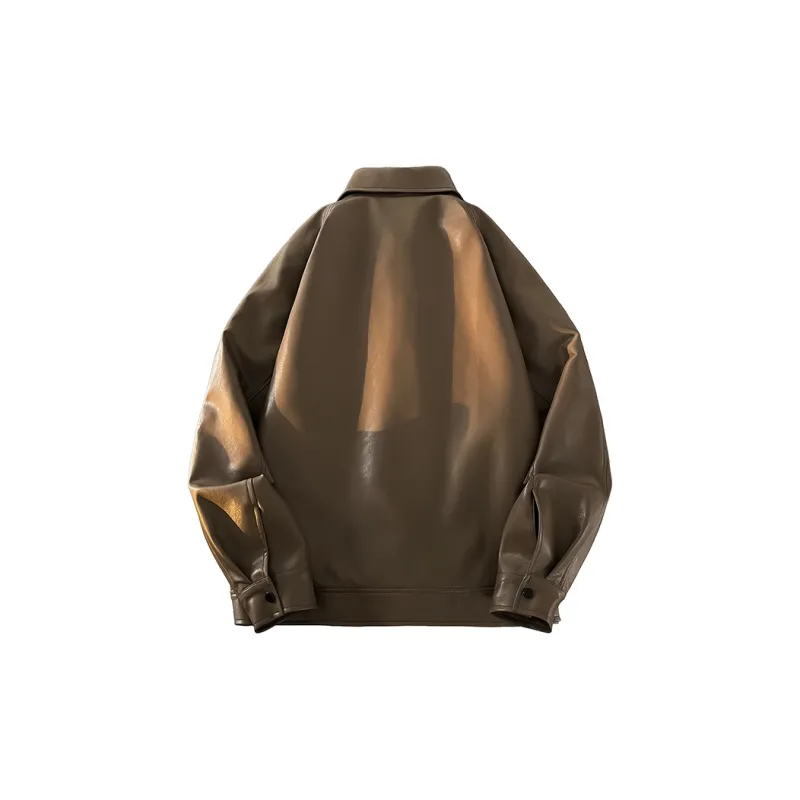 SOCKKEY Leather Jacket Unisex Black-3