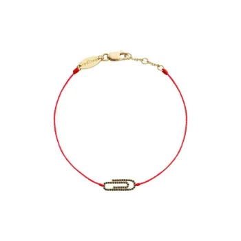 Redline 18K Gold Diamonds Bracelets Women's Black
