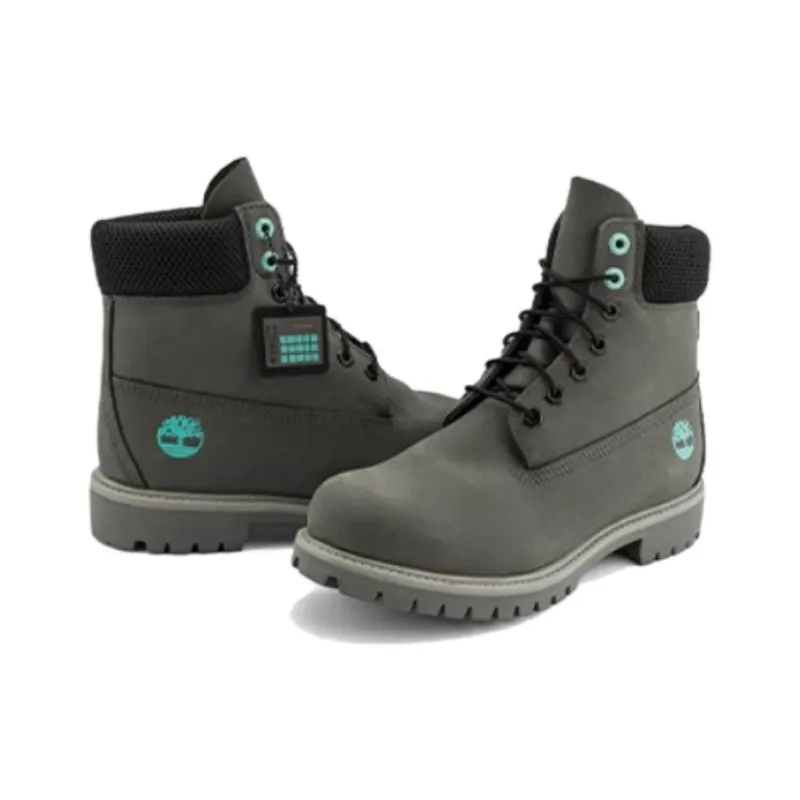Timberland PREMIUM Crew Martin Boot Medium Heel Men's Gray-2