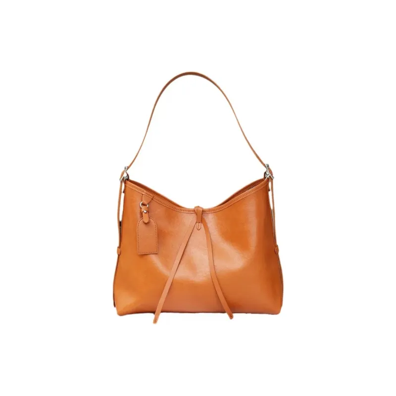 KAISER Top Grain Vegetable Tanned Cow Leather Portable Crossbody Bag Shoulder Bag Regular Women's Black/Coffee/Brown-7