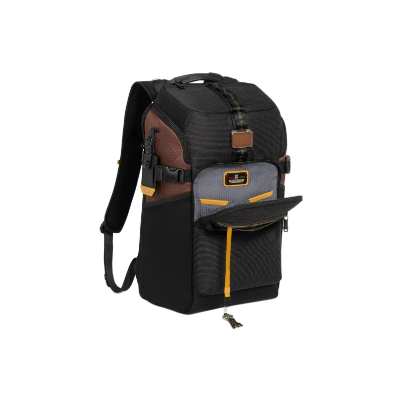 TUMI Fabric Backpack Men's Black Agate-1