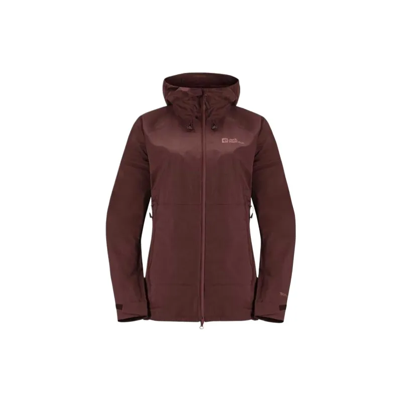 Jack Wolfskin Cyro 3l Jkt W TEXAPORE PRO STRETCH Jackets Coats Women's Deep Chestnut-1