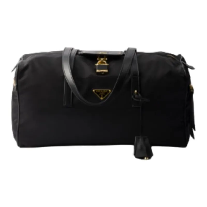 PRADA Re Nylon Recycled Nylon Travel Bag Men's Black-0