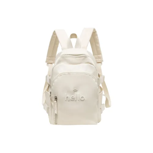 GOBLIN SHARKS 1759 Nylon Backpack Small Size Unisex White/Black/Blue/Green/Yellow