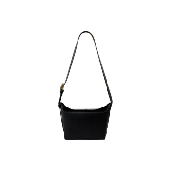 SOEUR Cow Leather Shoulder Bag Women's Black