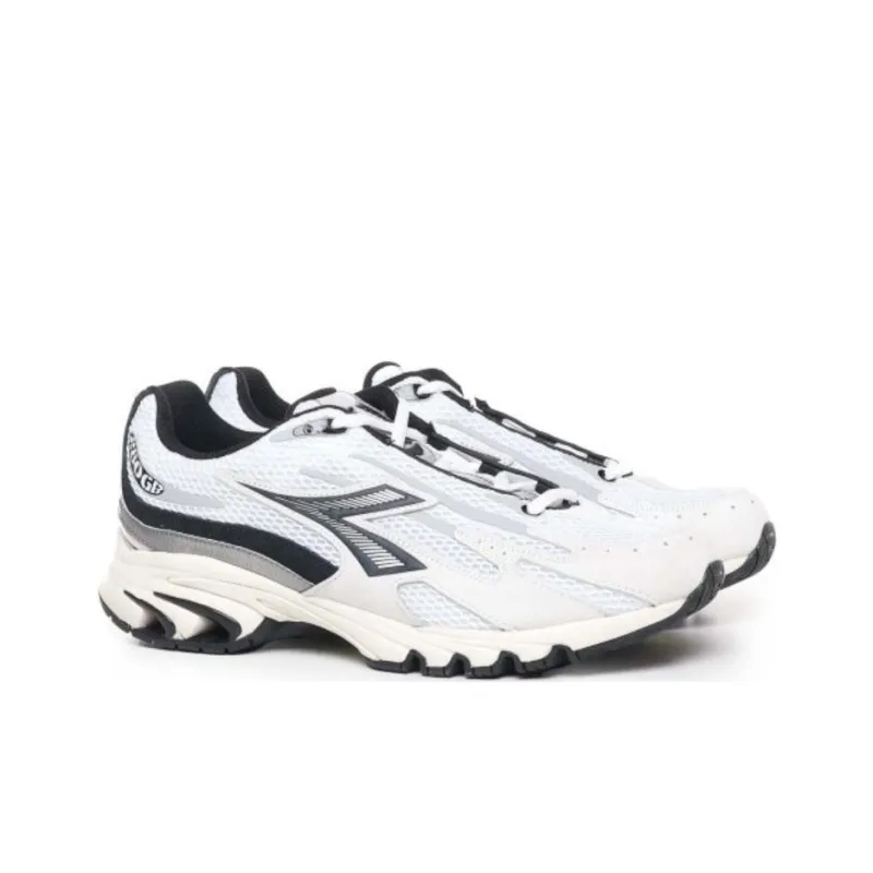 Diadora Heritage Anti Slip Wear Resistant Low Top Casual Shoes Men's White Black-2