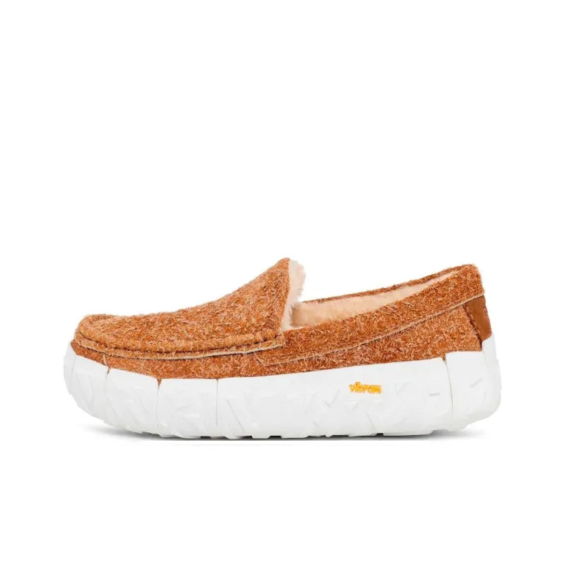 UGG Ascot Wrap Tech Loafers Men's Yellow Brown-0