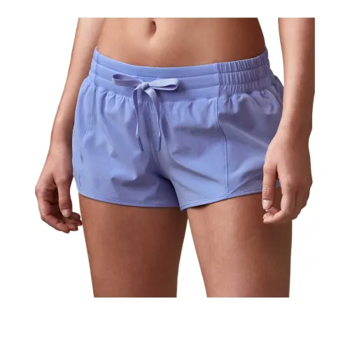 Lululemon Hotty Hot Series Sports Shorts Women's Blue Purple