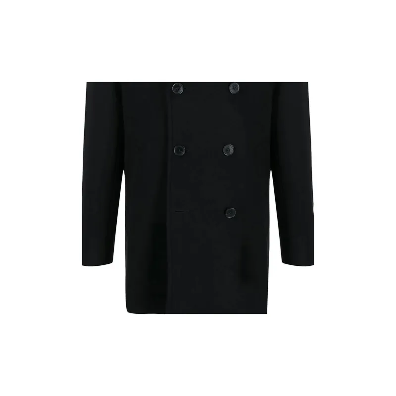 Mackintosh Dalton Double breasted Wool Peacoat-4