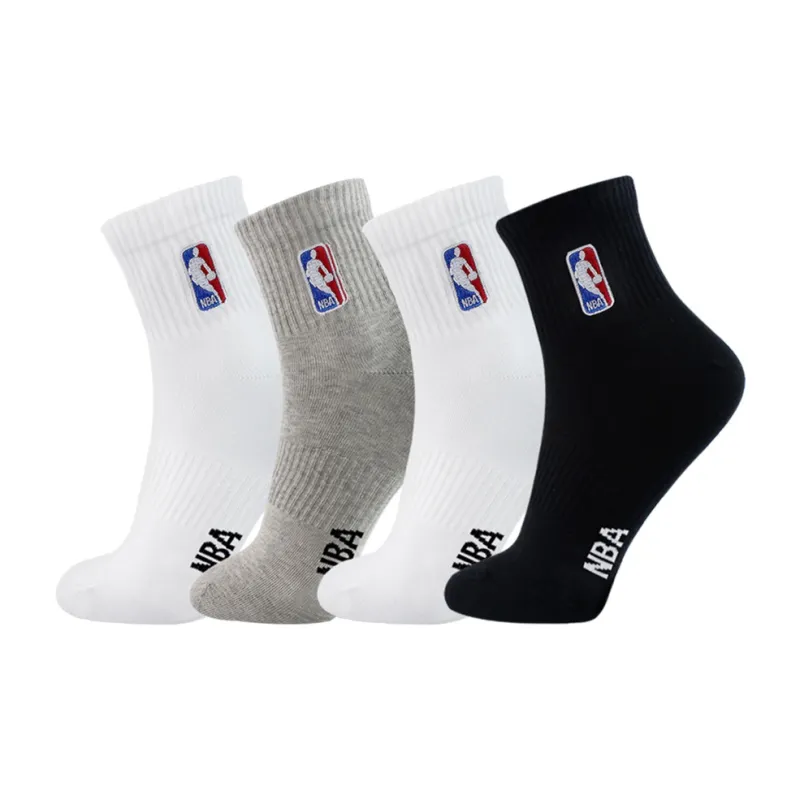 NBA Basketball Socks Unisex 4 Pack-1