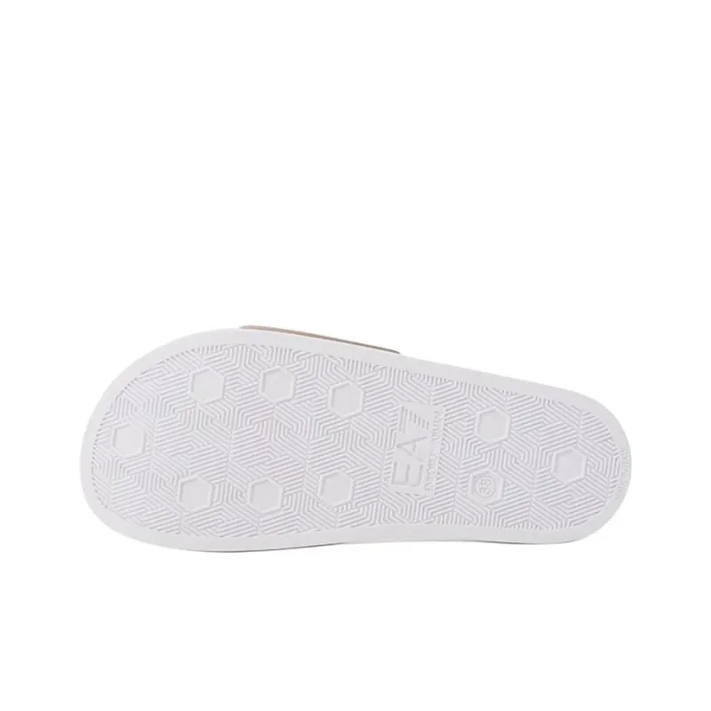 EMPORIO ARMANI EA7 Slide Slippers Women's White-5